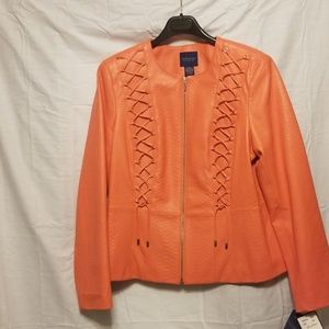 Doncaster Peach Leather Jacket